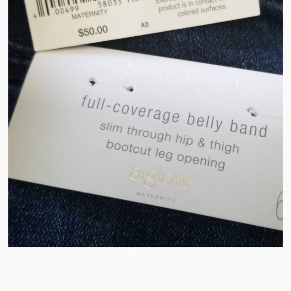 NWT 🎉Host Pick🎉 Maternity Bootcut Denim Jeans - Picture 6 of 8